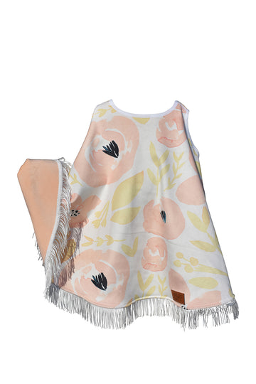 Rosie Sleeveless Wearable Blanket Poncho – Sleeveless Reversible Blanket for Toddlers & Babies